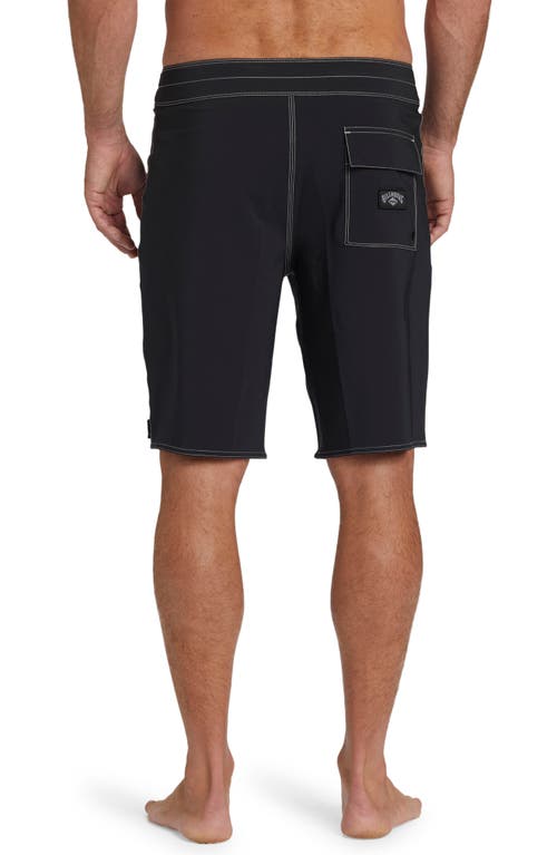 Shop Billabong Core Lord Pro Water Repellent Board Shorts In Black