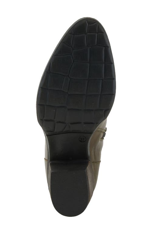 Spring Step Garibaldi Bootie In Olive Green