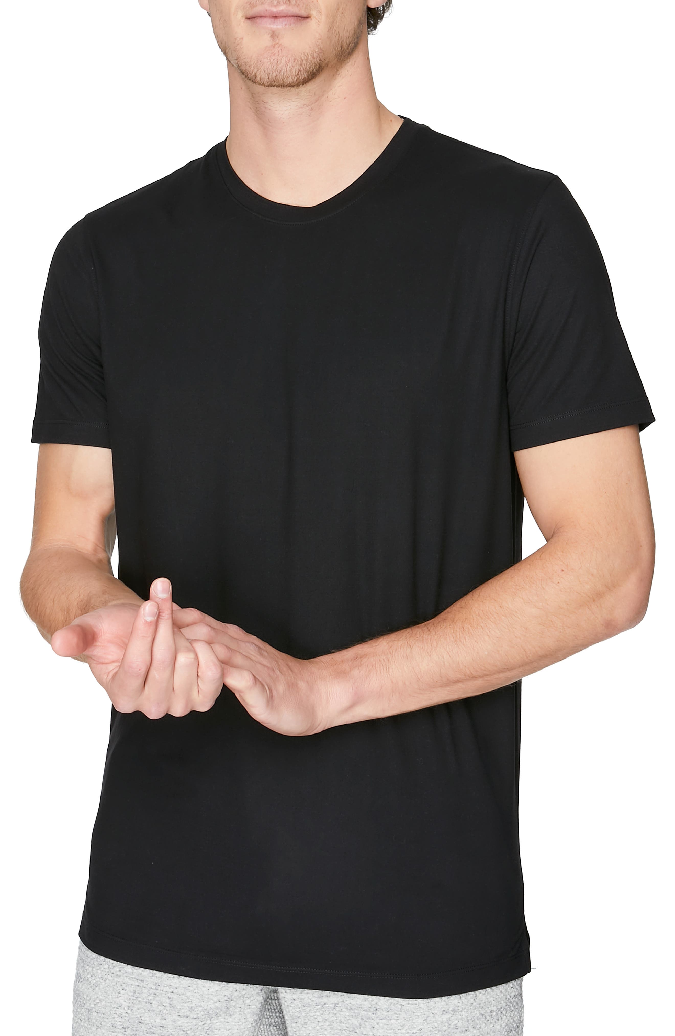 black lycra t shirt