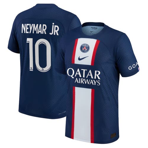 Men's Nike Neymar Jr. Blue Paris Saint-Germain 2022/23 Home Authentic Player Jersey