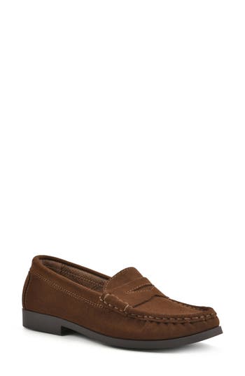 Shop White Mountain Footwear Cashews Penny Loafer In Hazel/suede