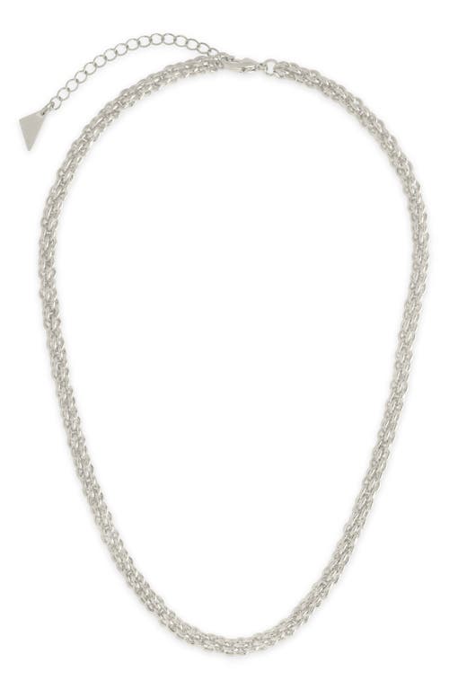 Sterling Forever Yara Chain Necklace in Silver at Nordstrom