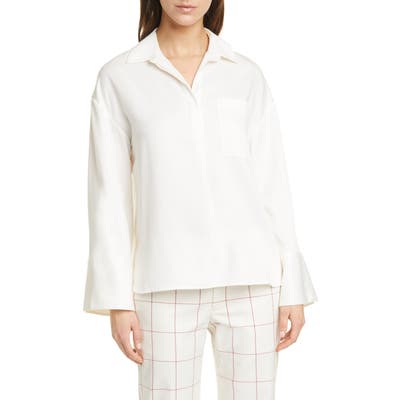 Club Monaco Popover Pocket Shirt, Ivory