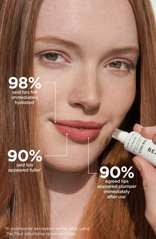 Beautybio The Pout Sparkling Rosé Volumizing Lip Serum Mini Ornament In No Color