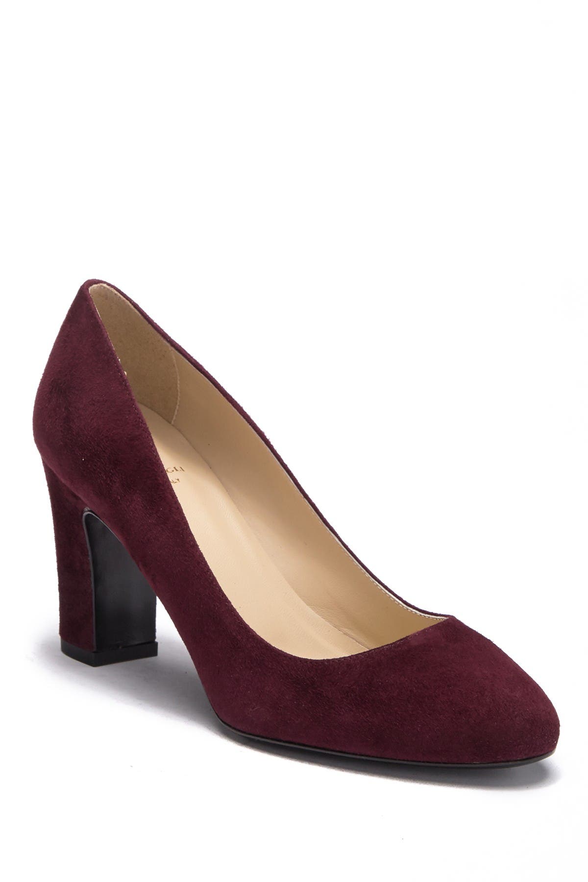 M by Bruno Magli | Paris Suede Block Heel Pump | Nordstrom ...