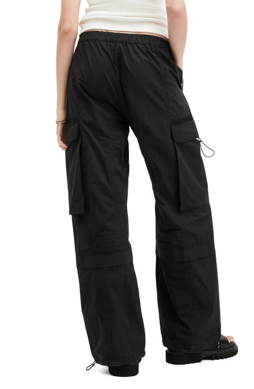 Shop Allsaints Barbara Cargo Pants In Black