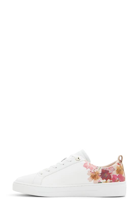 Shop Ted Baker London Alison Sneaker In White Multi