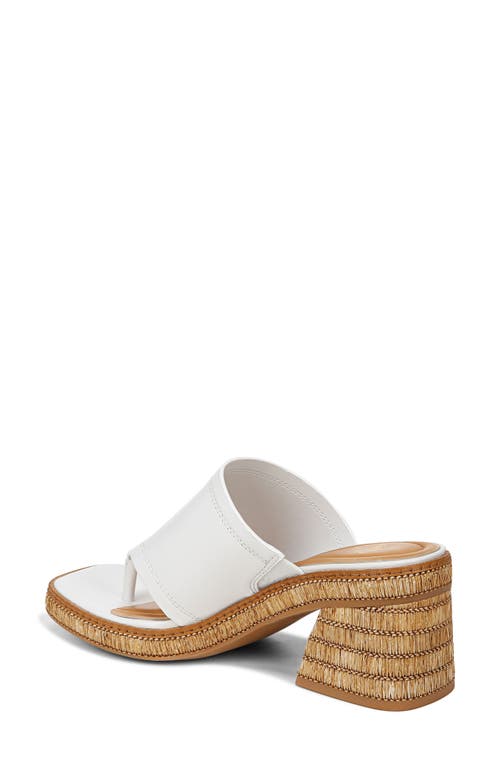 Sarto By Franco Sarto Ferrara Espadrille Platform Sandal In White