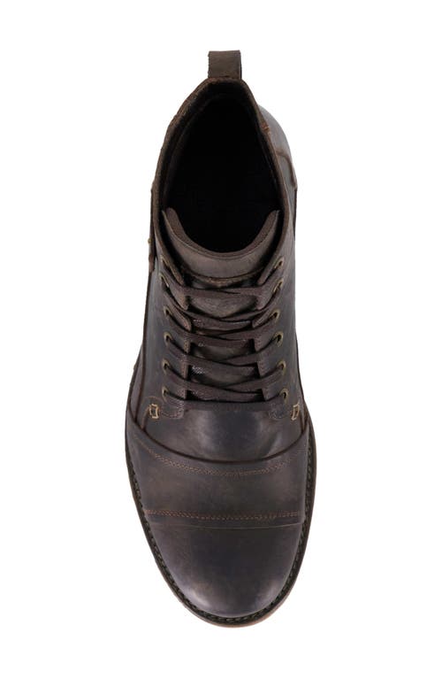 Shop Dune London Simon Boot In Dark Brown