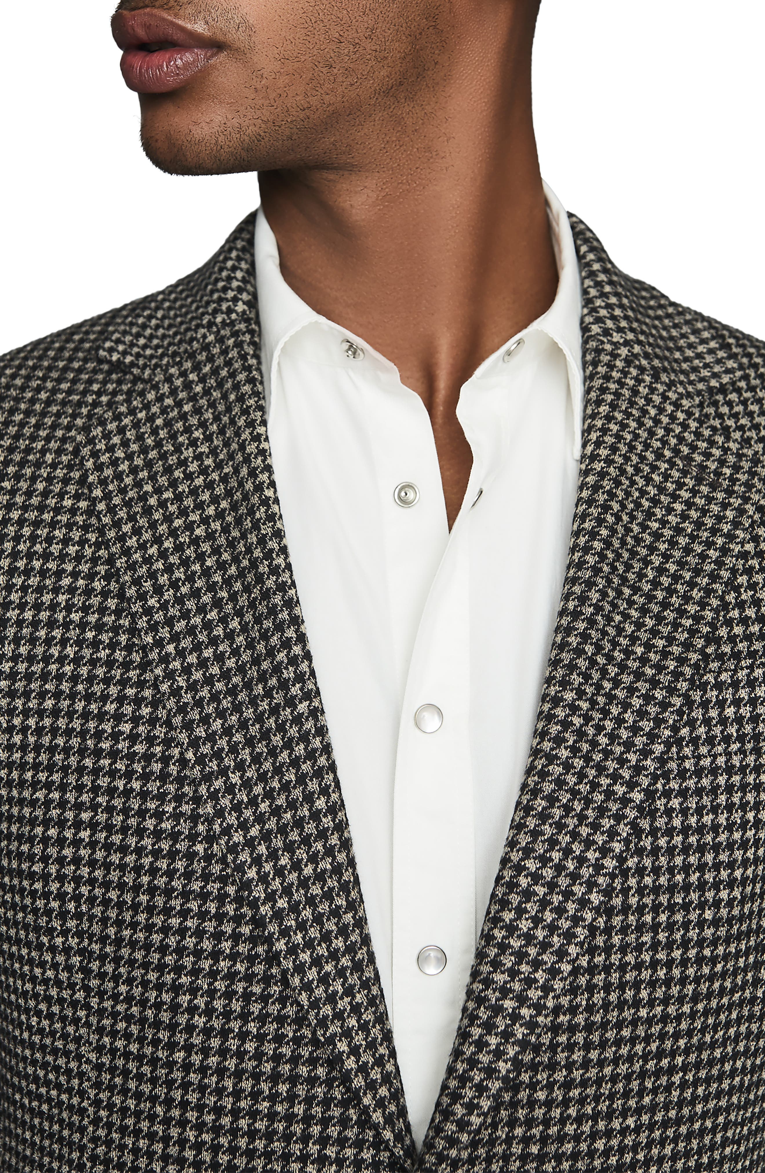 reiss houndstooth blazer