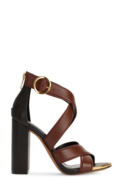 Shop Dkny Emelen Sandal In Saddle/esp