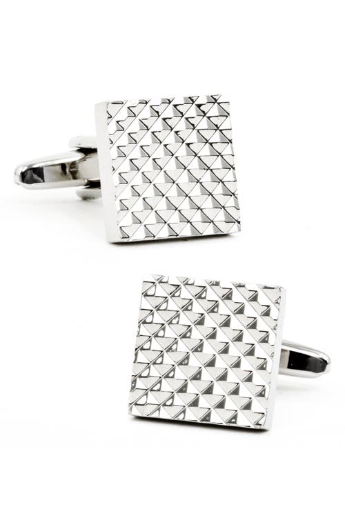 Cufflinks, Inc. Apex Square Cuff Links in Silver at Nordstrom