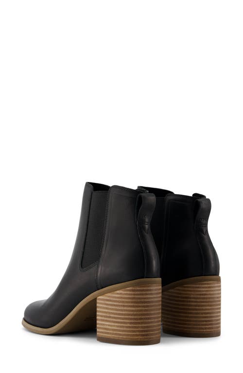 Shop Toms Evelyn Chelsea Boot In Black