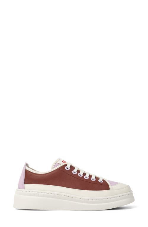 Shop Camper Runner Up Twins Platform Sneaker In White Multi