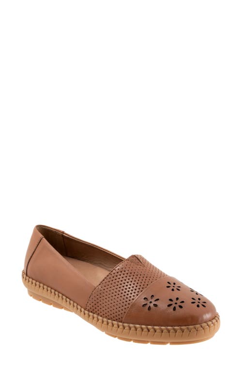 Trotters Ruby Perforated Loafer Luggage at Nordstrom,