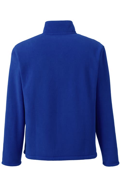 Lands' End Full-zip Mid-weight Fleece Jacket In Cobalt