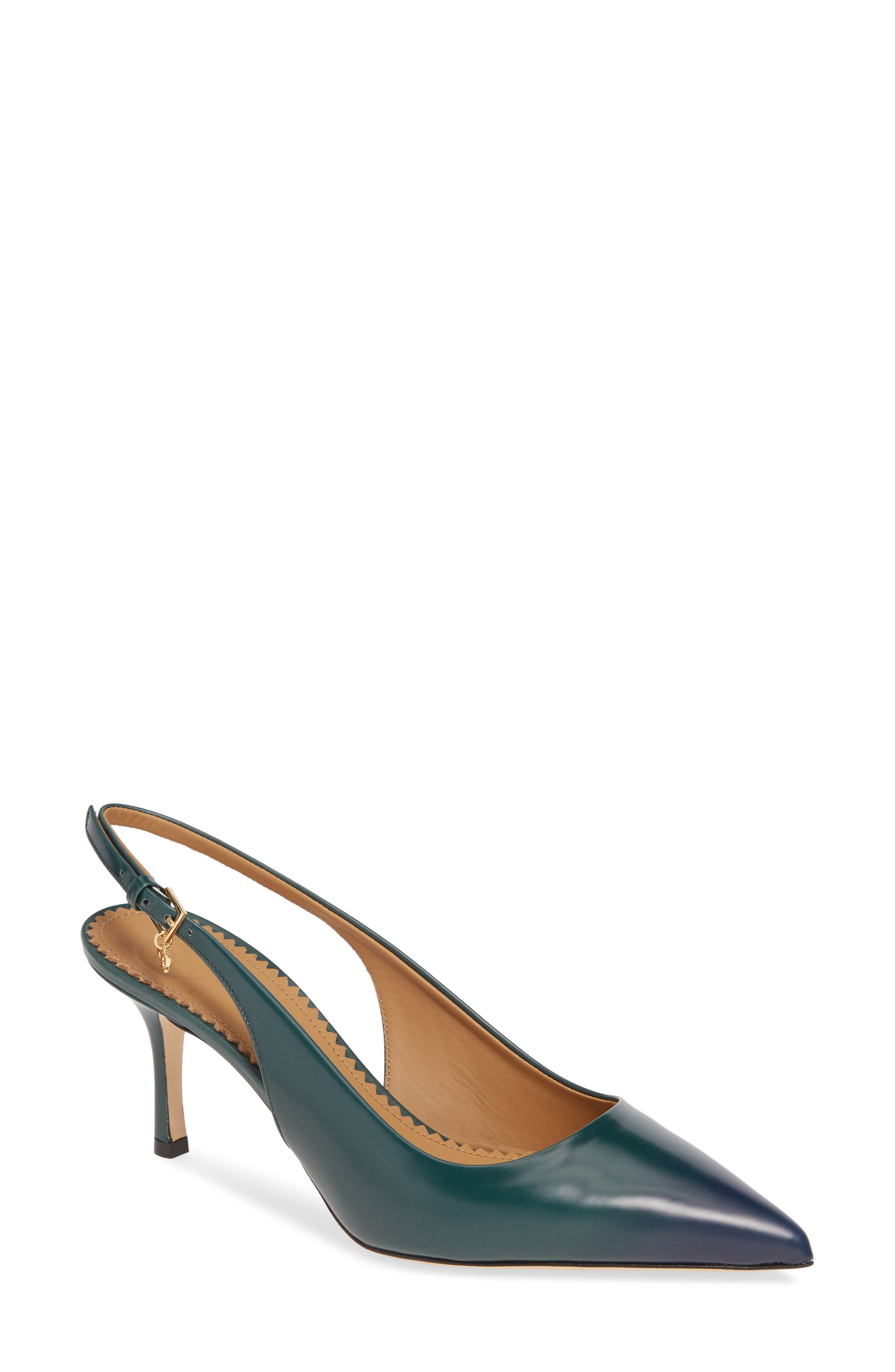 Tory Burch Penelope Slingback Pump, Green