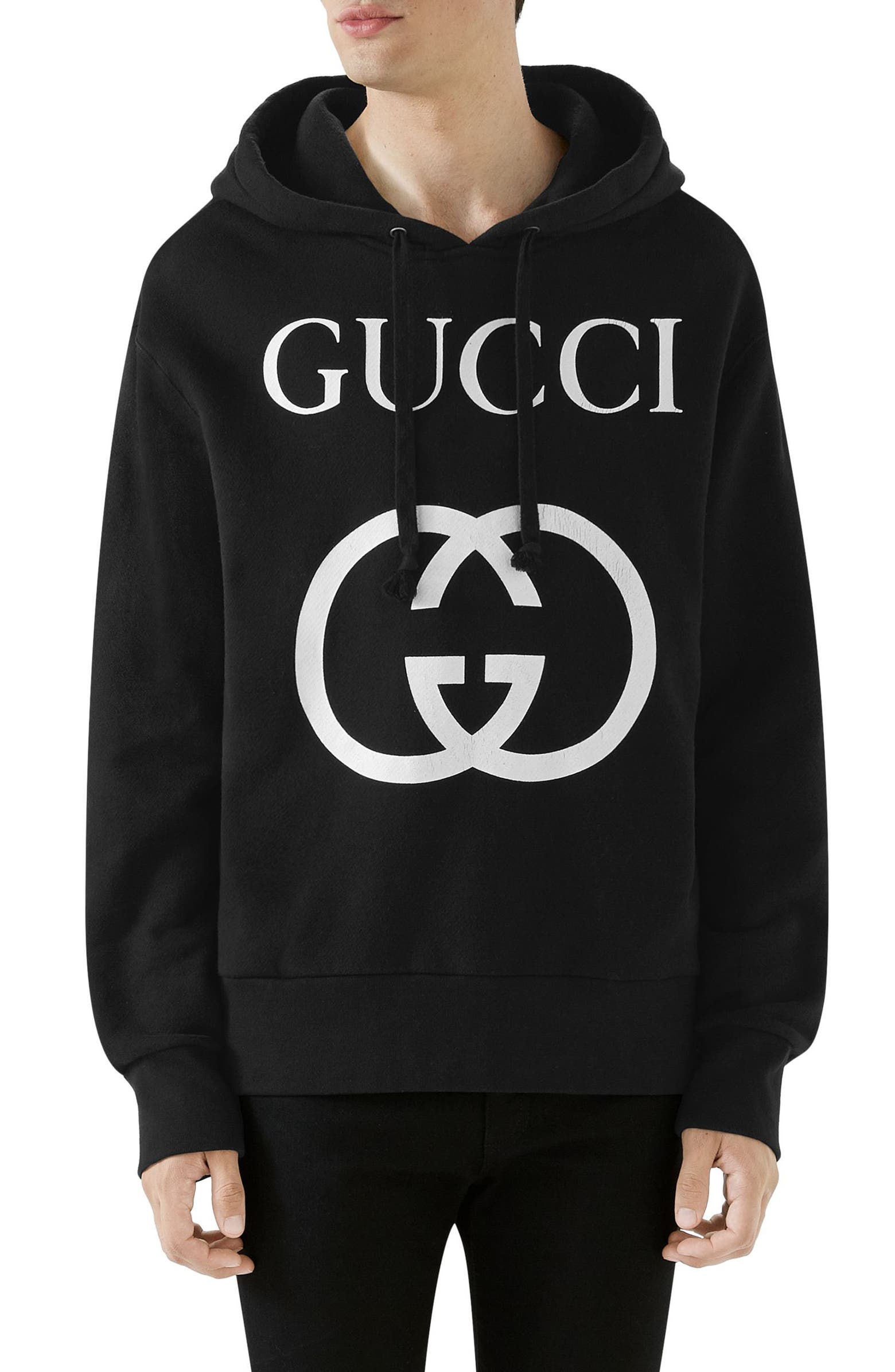 Gucci New Logo Cotton Hoodie | Nordstrom