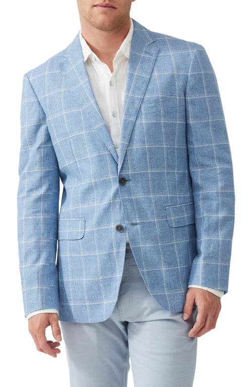 Rodd & Gunn Mayfield Park Shadow Check Sport Coat in Zenith at Nordstrom, Size Small