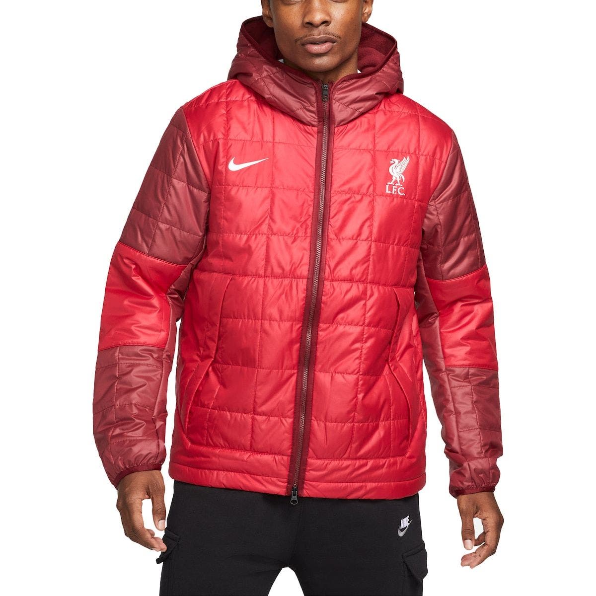 fleece lined nike jacket