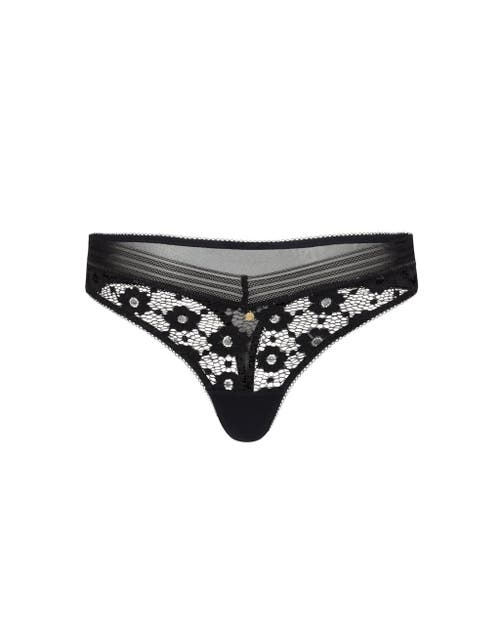 Shop Adore Me Nolie Thong Panties In Black