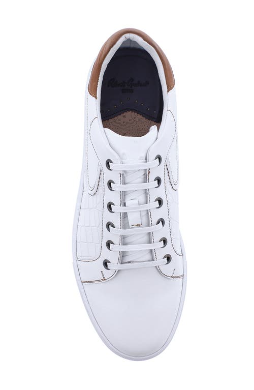 Shop Robert Graham Uffizi Sneaker In White