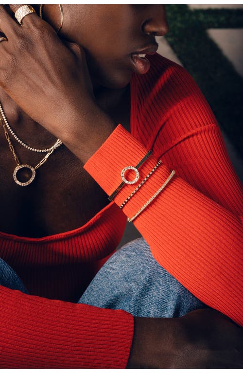 Bony Levy Katharine Diamond Bangle In 18k White Gold