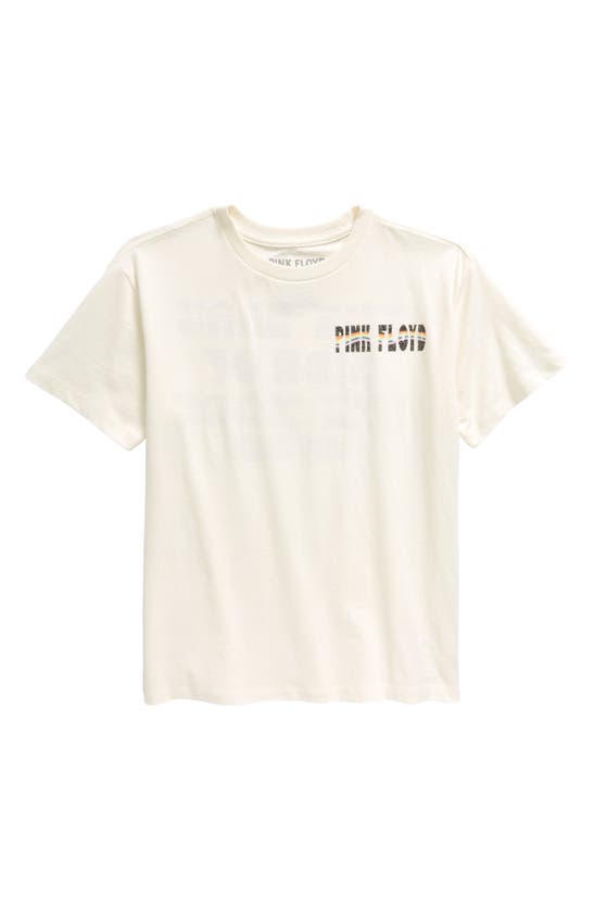 Treasure & Bond Kids' Cotton Graphic T-shirt In White
