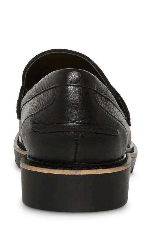 Blondo Waterproof Penny Loafer In Black Leather