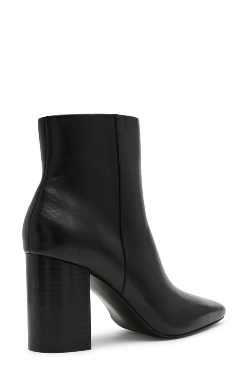 Shop Steve Madden Aidan Bootie In Black Leather