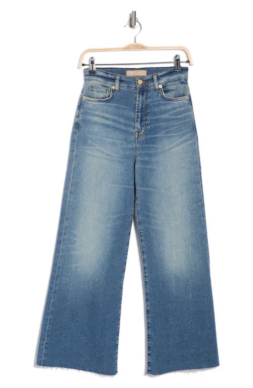 7 For All Mankind Uhr Cropped Wide Leg Jeans In Panorama
