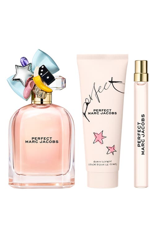 Shop Marc Jacobs Perfect Eau De Parfum 3-piece Gift Set $221 Value In No Color