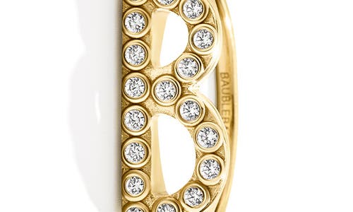 Shop Baublebar Initial Ring In Gold