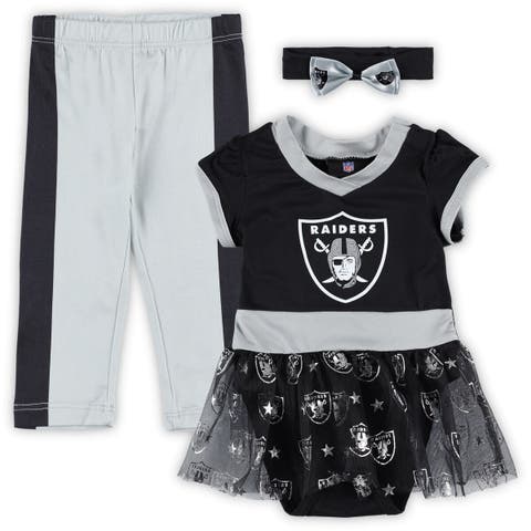 NFL Team Apparel Toddler Las Vegas Raiders Cheerleader Black T-Shirt