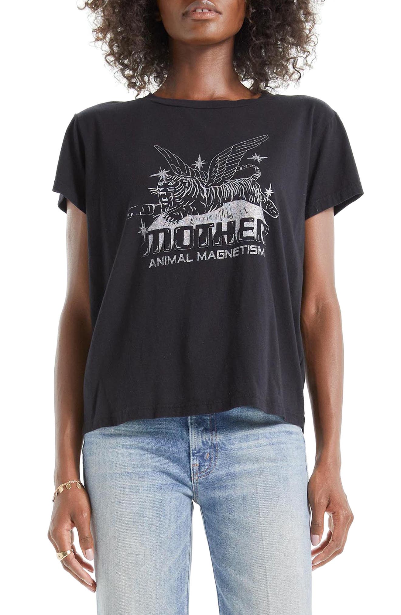 MOTHER THE BOXY GOODIE GOODIE SUPIMA® COTTON TEE,192411285869