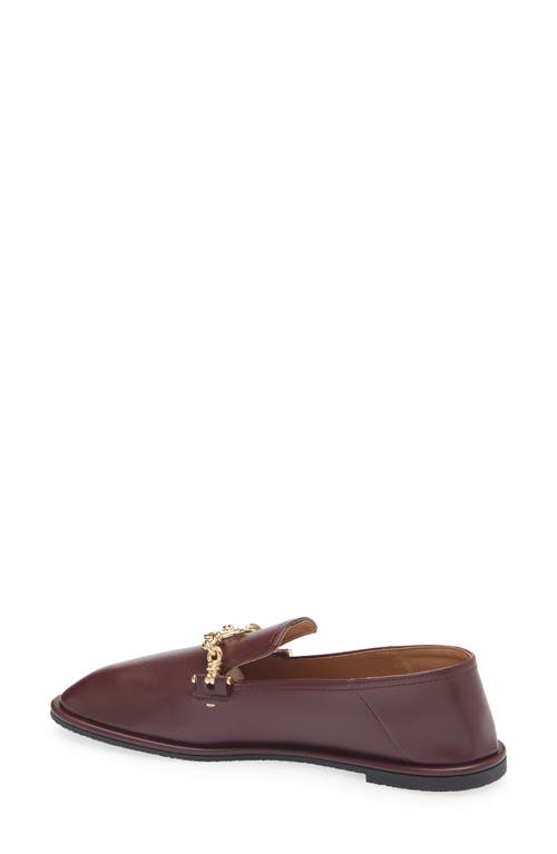 Shop Stella Mccartney Ryder Bit Loafer In Bordeaux