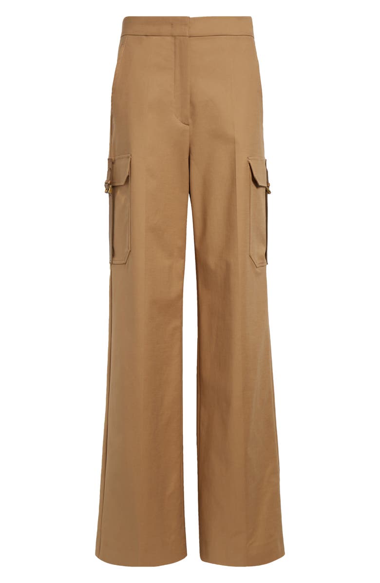 Max Mara Edda Cargo Pocket Relaxed Stretch Cotton Pants | Nordstrom