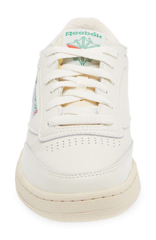 Reebok Club C 85 Suede Sneaker In Top-chalk/paperwhite/glen