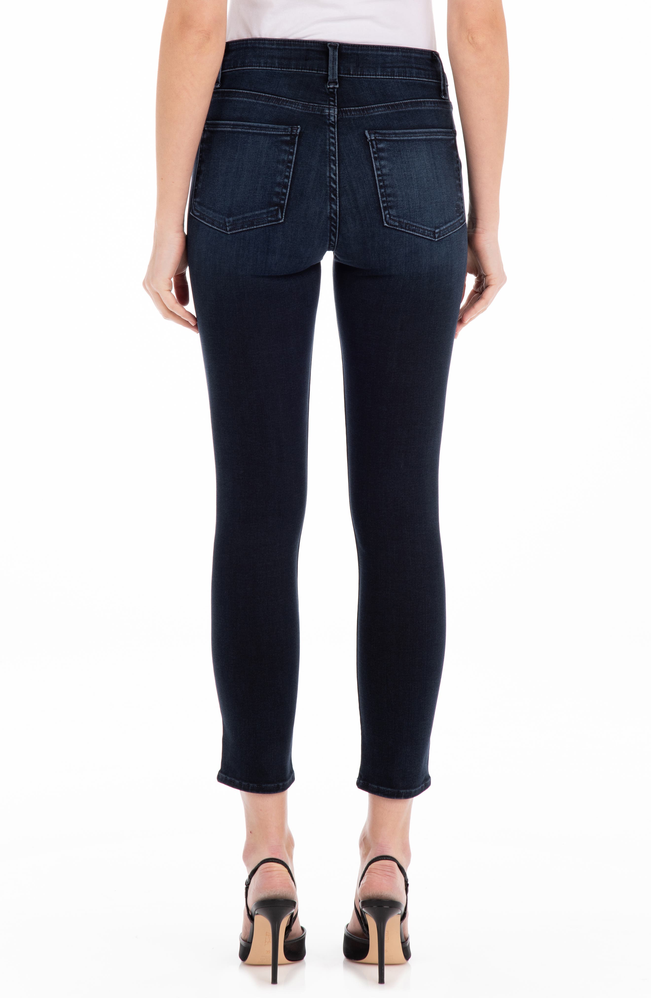 Fidelity Denim Gwen Crop Skinny Jeans 