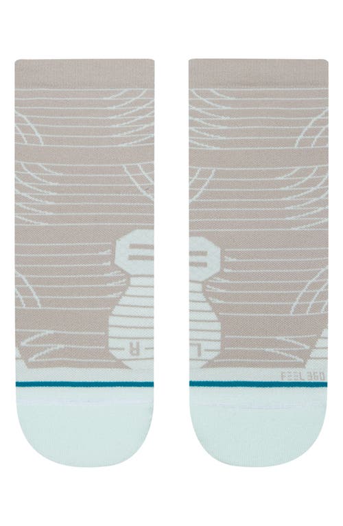 Stance 4X400 Quarter Crew Socks in Grey