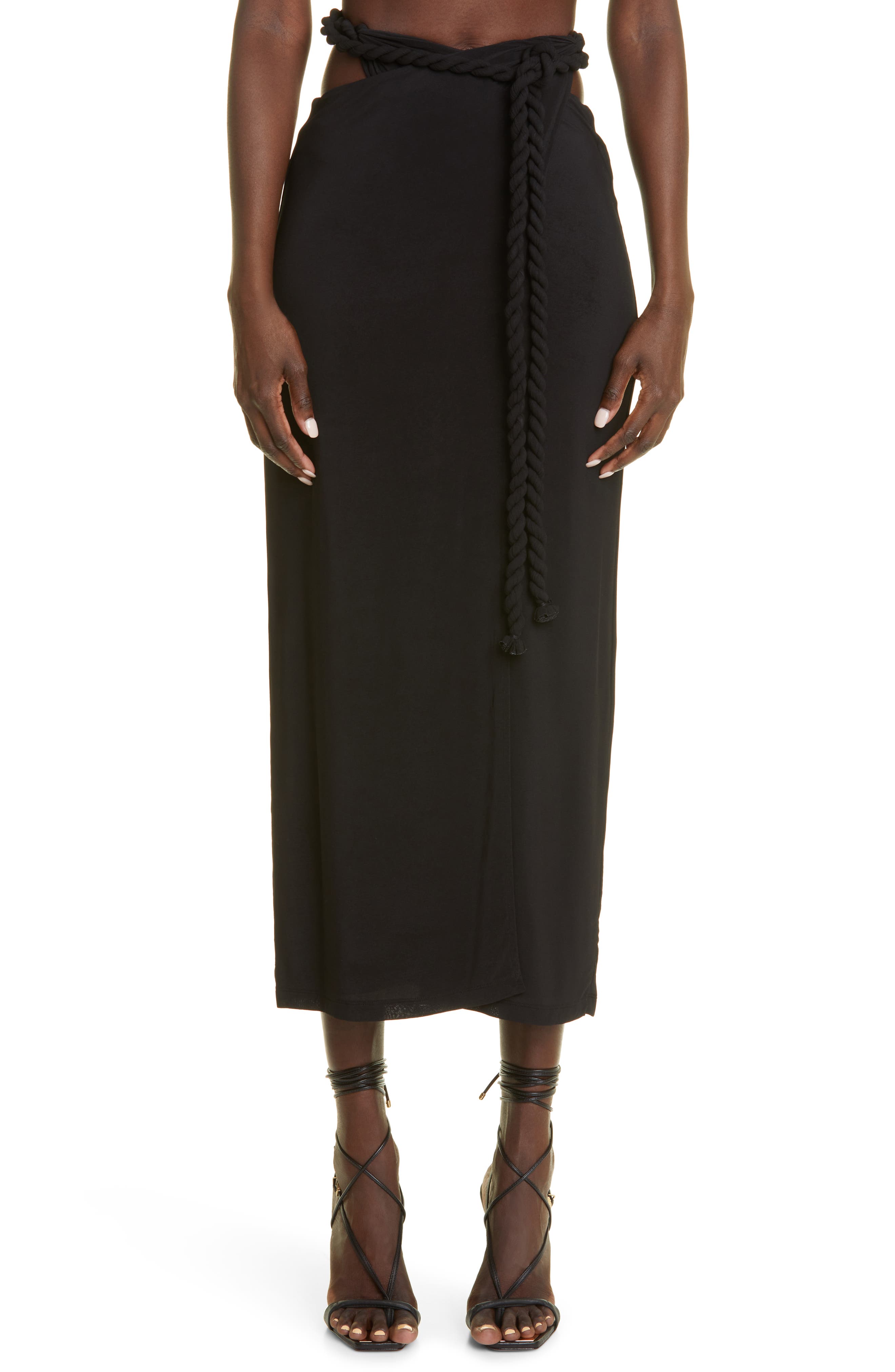 Dion Lee Synthetic Cady Wrap-skirt in Brown Womens Clothing Skirts Maxi skirts 