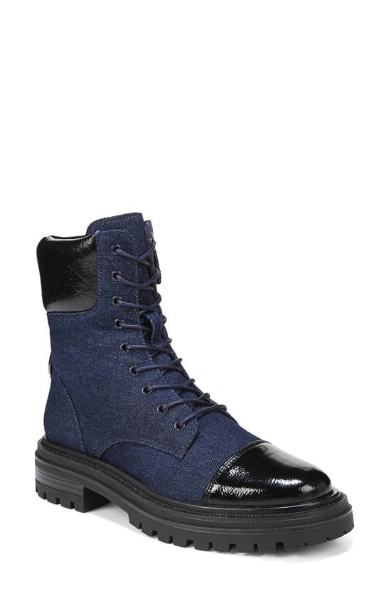 Sam Edelman Aleia Bootie In Hudson Navy/ Black