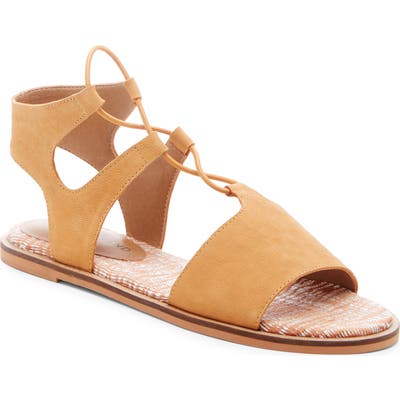 Lucky Brand Feray Gladiator Sandal, Brown