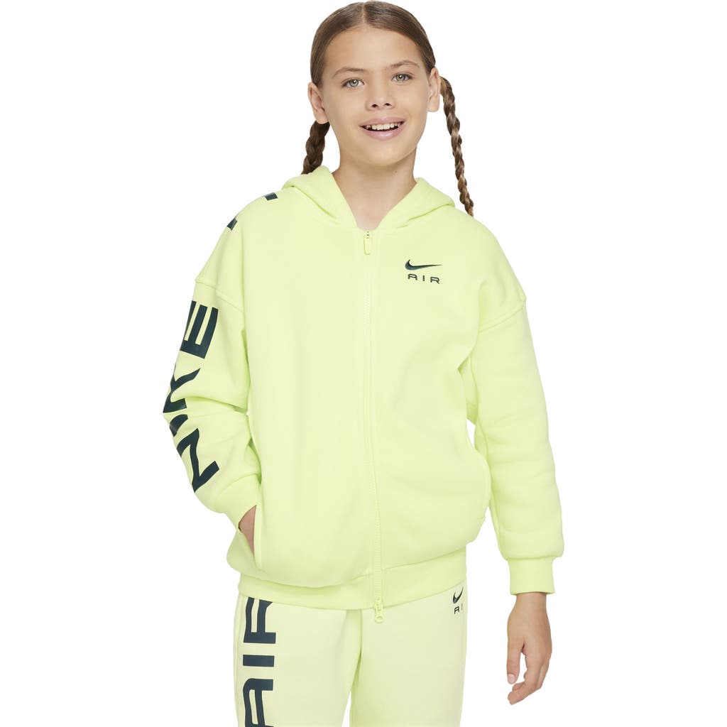 Nike Kids' Sportswear Air Club Fleece Oversize Hoodie In Yellow