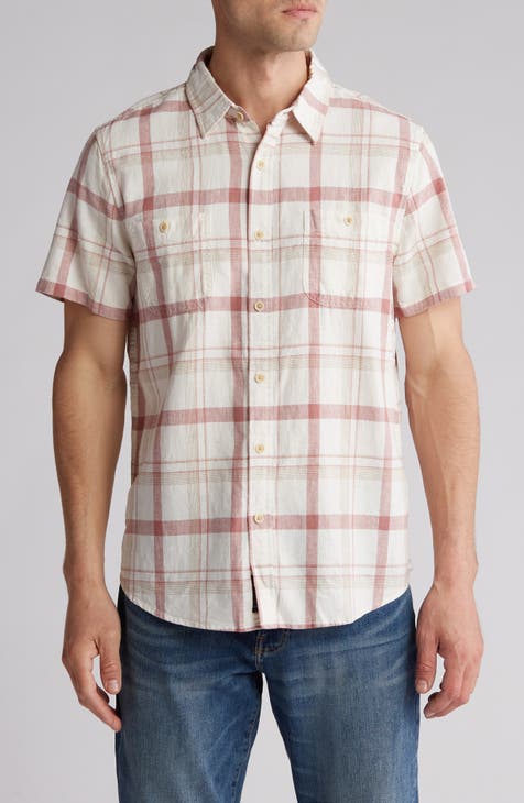 Mason Plaid Linen Short Sleeve Shirt