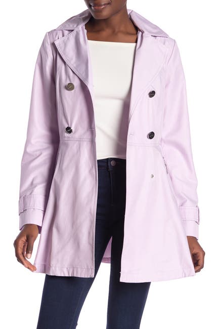 Laundry By Shelli Segal Detachable Hood Trench Coat Nordstrom Rack