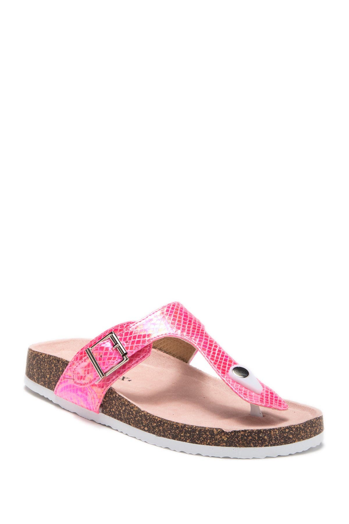 Sprox Kids' Frisco Reptile Embossed Sandal In Pink