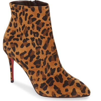 Christian Louboutin Eloise Pointy Toe Bootie, Brown