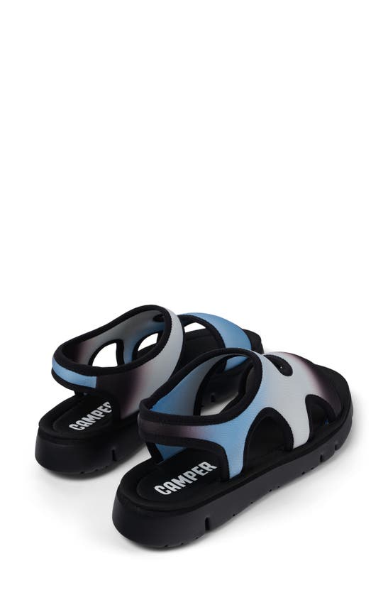 Shop Camper Oruga Sandal In Black/ Grey Multi
