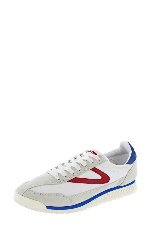 Rawlins Retro Sneaker in White/Red/Blue